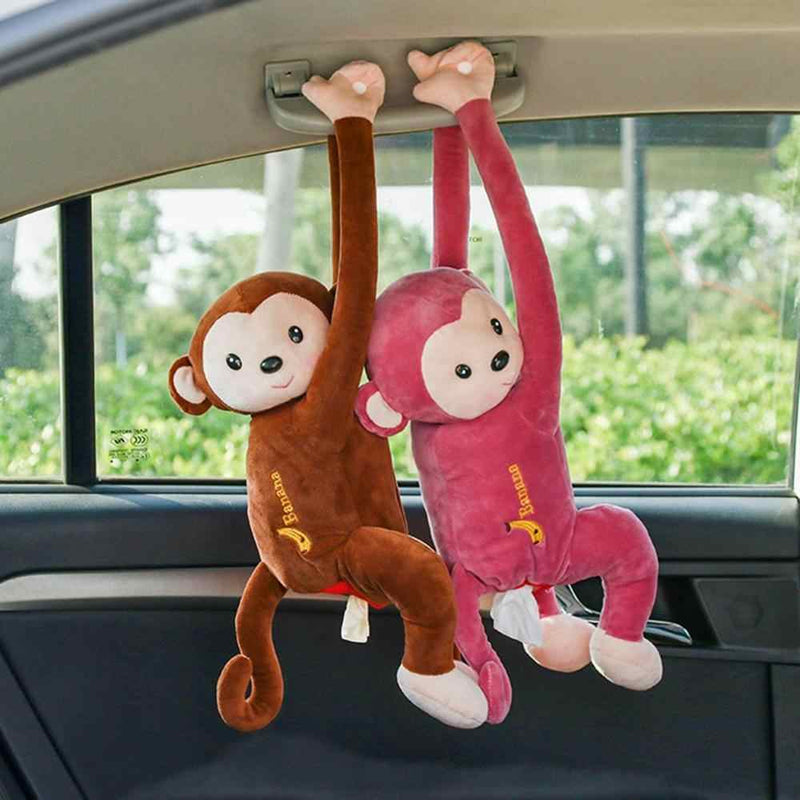 Funny Hanging Monkey Tissue Holder